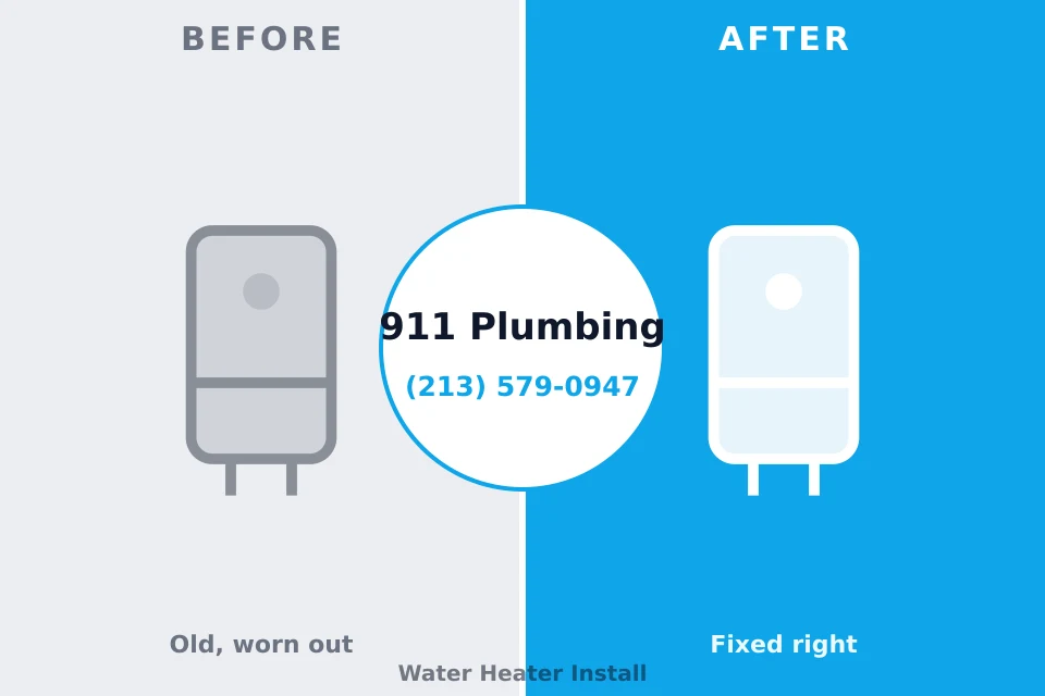 Before and after: plumbing company Hazen, AR